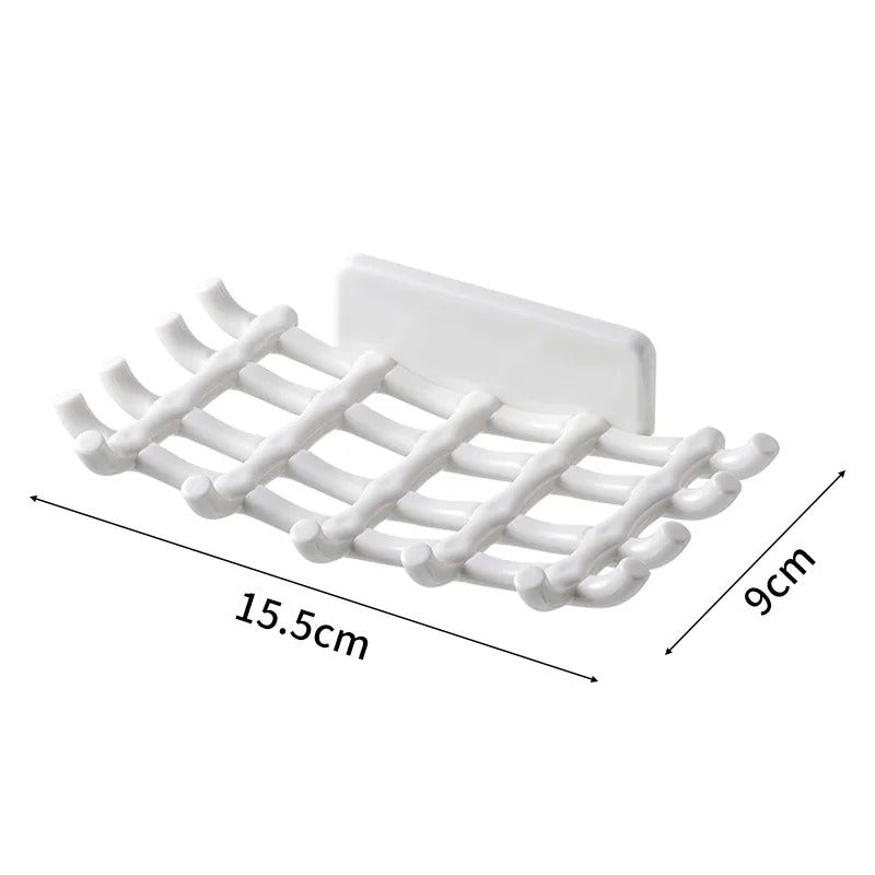 dimensions porte savon dans la douche grille drainante blanc