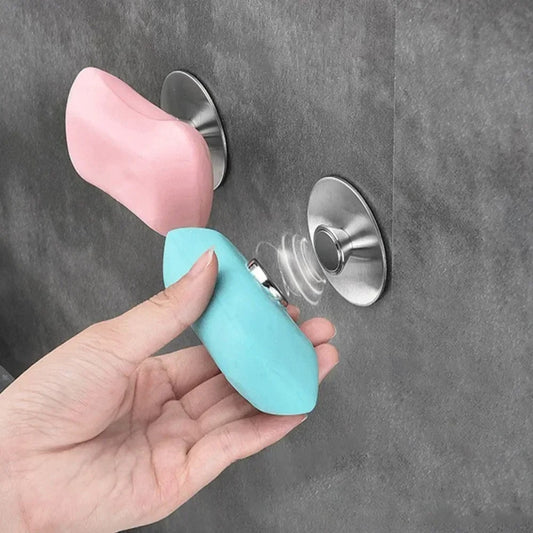 porte savon aimanté sans perçage mur de la douche