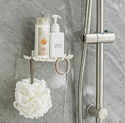 porte savon dans la douche grille drainante design