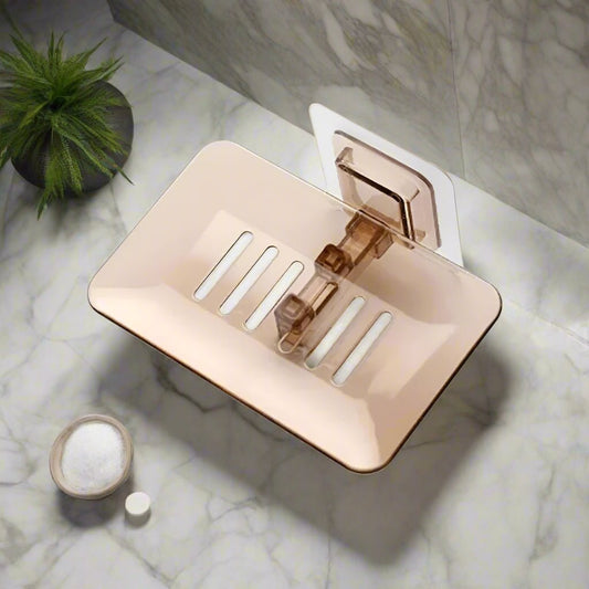 Porte savon douche brun