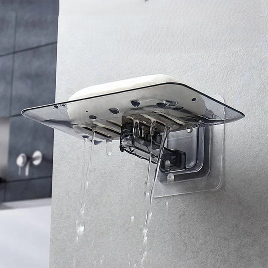Porte savon douche  noir trempée