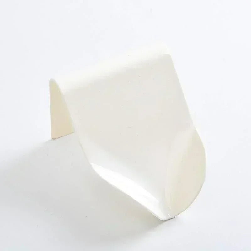 porte savon mural blanc