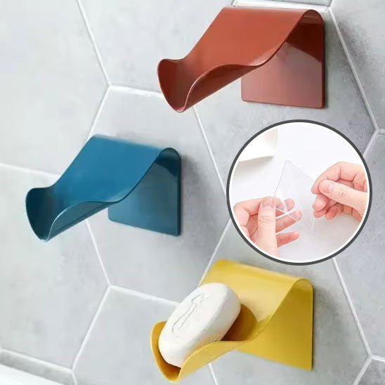 porte savon mural avec installation ventouse