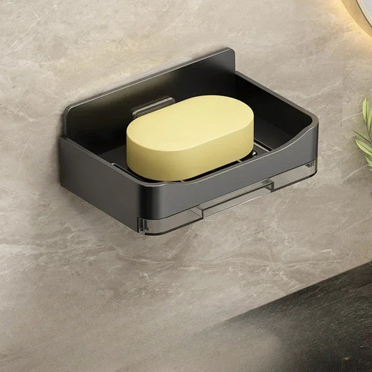 porte savon pour douche noir