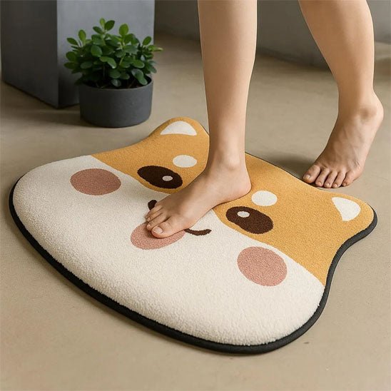 tapis de bain animal motif chien