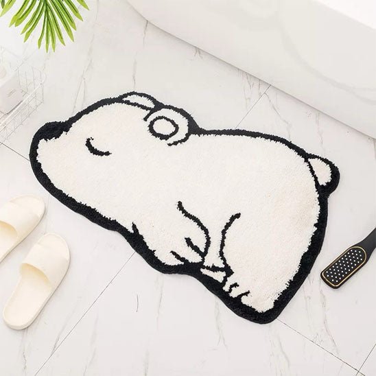 tapis de bain animal doux