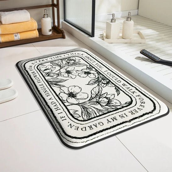 tapis de bain nordique antidérapant 400 x 600 mm modèle 1